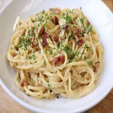 Hoofdgerecht Spaghetti alla Carbonara